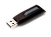Pendrive, 128GB, USB 3.2, 80/25 MB/s, VERBATIM V3, fekete-szürke (UV128GS)