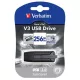 Pendrive, 256GB, USB 3.2, 80/25 MB/s, VERBATIM V3, fekete-szürke (UV256GS)