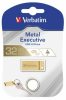 Pendrive, 32GB, USB 3.2, VERBATIM Executive Metal, arany (UV32GEM32)
