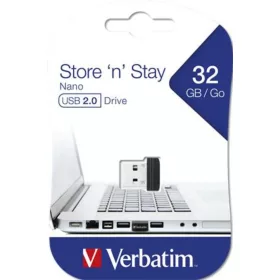 Pendrive, 32GB, USB 2.0, 10/3MB/sec, VERBATIM Nano (UV32GN)