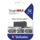 Pendrive, 32GB, USB 2.0, extra ellenálló, VERBATIM ToughMAX, fekete (UV32GTM)