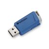 Pendrive, 2 x 32GB, USB 3.2, 80/25MB/sec, VERBATIM Store n Click, piros, kék (UV32SC2)