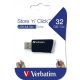 Pendrive, 32GB, USB 3.2, 80/25MB/sec, VERBATIM Store n Click, fekete (UV32SCF)