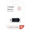 Pendrive, 512GB, USB-C 3.2 Gen1, VERBATIM Plectra, fekete (UV512GPLB)