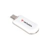 Pendrive, 512GB, USB-C 3.2 Gen1, VERBATIM Plectra, fehér (UV512GPLW)
