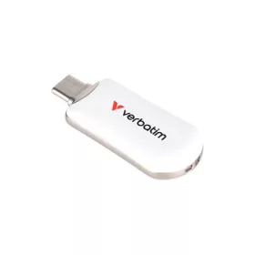   Pendrive, 512GB, USB-C 3.2 Gen1, VERBATIM Plectra, fehér (UV512GPLW)