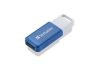 Pendrive, 64GB, USB 2.0, VERBATIM Databar, kék (UV64GD)