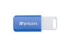 Pendrive, 64GB, USB 2.0, VERBATIM Databar, kék (UV64GD)