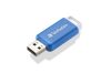 Pendrive, 64GB, USB 2.0, VERBATIM Databar, kék (UV64GD)