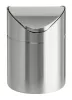 Billenős szemetes, 1,5 l, rozsdamentes acél, asztali, VEPA BINS, ezüst (UVB05)