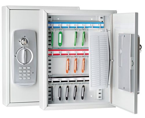 Zárható kulcsszekrény elektronikus zárral, 21 db-os WEDO (UW001)