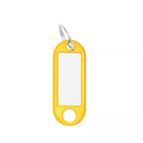 Kulcscímke, 10 db, WEDO sárga (UW010)