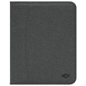   Konferencia mappa, A4, poliészter, cipzáras, WEDO College, szürke (UW017)