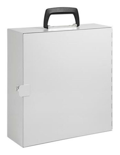Fém iratrendező tároló doboz,  A4,36,5x33x11 cm, WEDO világos szürke (UW021)