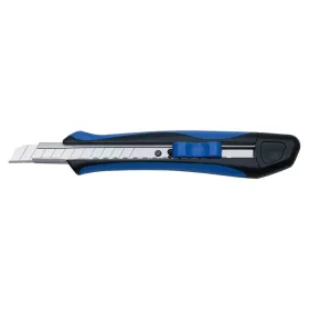 Univerzális kés, 9 mm, WEDO Soft-cut, kék/fekete (UW042)