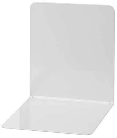 Könyvtámasz, fém, 2 db, 14x12x14 cm, WEDO, világosszürke (UW052)