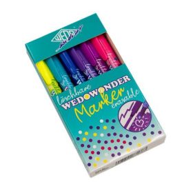   Filctoll készlet, 2-3 mm, törölhető, kétvégű, WEDO, Wedowonder, 6 különböző szín (UW2523306)