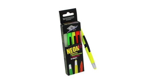 Multifunkciós golyóstoll, szövegkiemelő, érintő toll készlet, WEDO 3-in-1, neon színek (UW261610499)