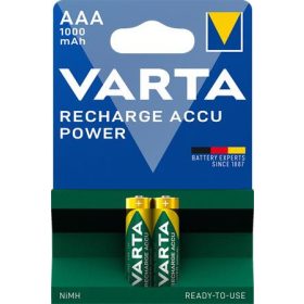   Tölthető elem, AAA mikro, 2x1000 mAh, előtöltött, VARTA Power (VAKU13)