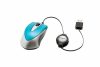 Egér, vezetékes, optikai, kisméret, USB, VERBATIM Go Mini, ezüst-karibikék (VE49022)