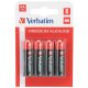 Elem, AA ceruza, 4 db, VERBATIM Premium (VEAA4)
