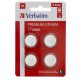 Gombelem, CR2032, 4 db, VERBATIM Premium (VECR20324)