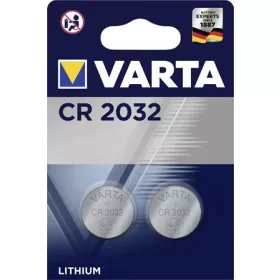 Gombelem, CR2032, 2 db, VARTA (VECR2032D)