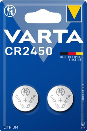 Gombelem, CR2450, 2 db, VARTA Professional (VECR2450D)