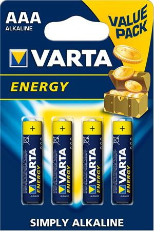 Elem, AAA mikro, 4 db, VARTA Energy (VEEAAA4)