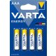 Elem, AAA mikro, 4 db, VARTA Energy (VEEAAA4)