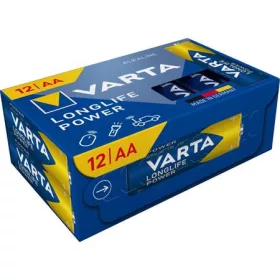   Elem, AA ceruza, 12 db, műanyagmentes, VARTA Longlife Power (VEHEAA12R)