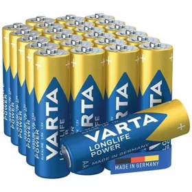   Elem, AA ceruza, 24 db, műanyagmentes, VARTA Longlife Power (VEHEAA24R)