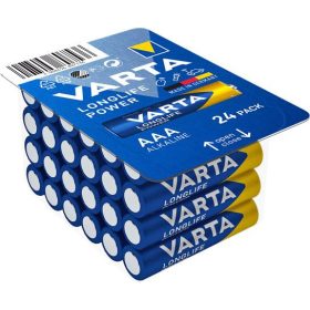 Elem, AAA mikro, 24 db, VARTA Longlife Power (VEHEAAA24)