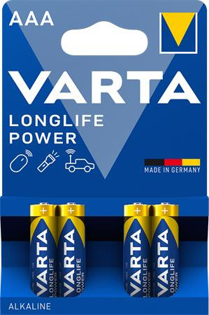 Elem, AAA mikro, 4 db, VARTA Longlife Power (VEHEAAA4)