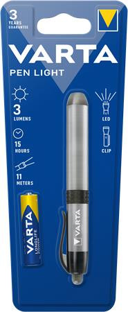 Elemlámpa, LED, 1xAAA, VARTA Pen light (VELA68)