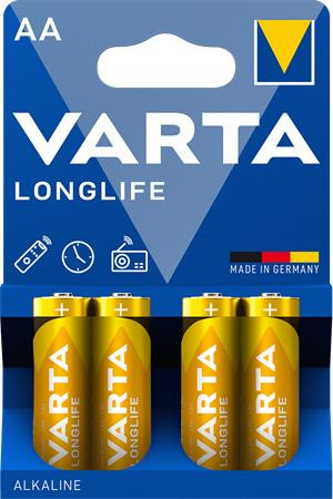 Elem, AA ceruza, 4 db, VARTA Longlife (VELEAA4)