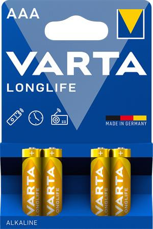 Elem, AAA mikro, 4 db, VARTA Longlife (VELEAAA4)