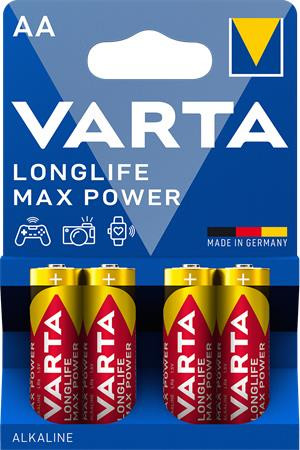 Elem, AA ceruza, 4 db, VARTA Longlife Max Power (VEMTAA4)