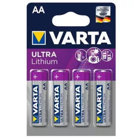   Elem, AA ceruza, 4 db, lítium, VARTA Ultra Lithium (VEULAA4N)