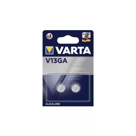 Gombelem, V13GA / LR44 / A76, 2 db, VARTA (VEV13GA2)