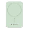 Power bank, külső akkumulátor, mágneses, 20.000mAh, kitámasztó, VERBATIM Charge n Go Essentials, zöld (VHA32224)