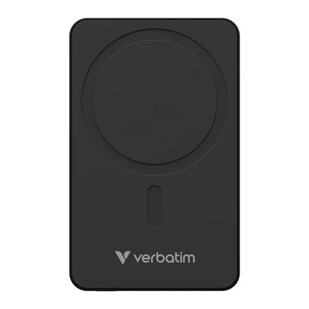 Power bank, külső akkumulátor, vezeték nélküli, 10.000mAh, VERBATIM Charge n Go Essentials, fekete (VHA32227)