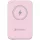 Power bank, mágneses (vezeték nélküli), 10.000mAh, VERBATIM MCP-10, rózsaszín (VHA32248)