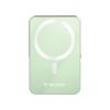 Power bank, külső akkumulátor, mágneses (vezeték nélküli), 10.000mAh, kitámasztó, VERBATIM Charge n Go, zöld (VHA32259)