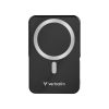Power bank, külső akkumulátor, mágneses (vezeték nélküli), 10.000mAh, kitámasztó, VERBATIM Charge n Go, fekete (VHA32264)