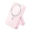 Power bank, külső akkumulátor, mágneses (vezeték nélküli), 10.000mAh, kitámasztó, VERBATIM Charge n Go, rózsaszín (VHA32267)