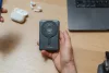 Power bank, mágneses (vezeték nélküli), 2 kábeles, kijelzővel, 10.000mAh, VERBATIM Charge n Go, szürke (VHA32272)