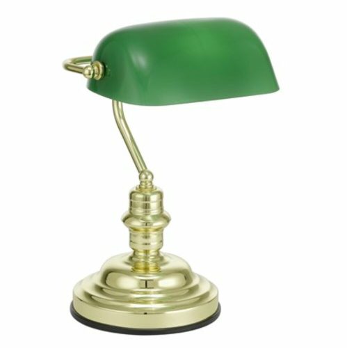 Asztali lámpa, 60 W, EGLO Banker, zöld (VLBAZ)