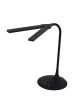 Asztali lámpa, LED, 6 W, ALBA Ledtwin, fekete (VLEDTWINN)