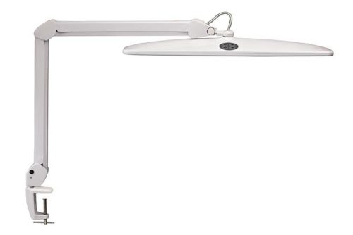 Asztali lámpa, LED, szabályozható, felfogatható, MAUL Work, fehér (VLM8205202)